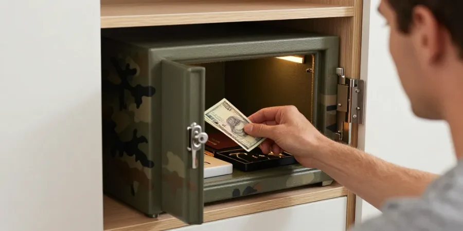 coffre fort camouflé